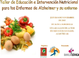 Curso de Nutrición para familiares, cuidadores y familiares de enfermos de Alzheimer