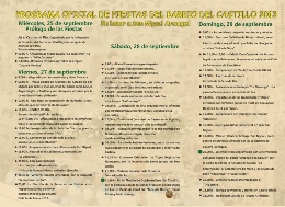 Fiestas en honor de su Patrón San Miguel Arcángel