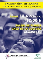 Taller gratuito sobre Cómo reclamar, por un consumidor crítico y exigente