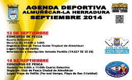 Actividades del Paytronato Municipal de Deportes de Almuñécar Septiembre