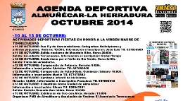 Actividades deportivas en Almuñécar en el de Octubre 2014
