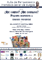 Conferencia ¿QUÉ COMEMOS? ¿QUÉ COMPRAMOS? PEQUEÑAS RESPUESTAS A GRANDES PREGUNTAS
