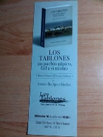 Presentación del libro “Los Tablones un pueblo atípico, fiel a sí mismo”
