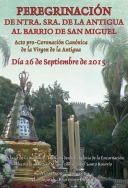 La Patrona de Almuñécar Virgen de la Antigua peregrina este sábado al Barrio de San Miguel.