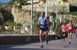 Daniel Fernández Calvache en la VI Media Maratón del Rincón de la Victoria