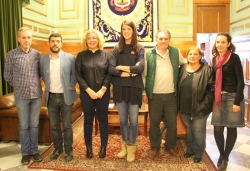 La atleta Ruth Beitia recibe el reconocimiento de la ciudad de Motril
