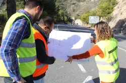 Comienzan los trabajos de señalización de una raqueta de acceso a Las Palomas
