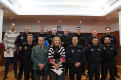 La Policía Local recibe los diplomas del ‘Curso sobre la nueva Ley de Seguridad Ciudadana y Código Penal’