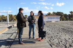 Un dispositivo especial acondiciona las playas motrileñas para Semana Santa