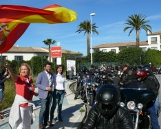 Más de un centenar de Harley Davidson participan en la VIII concentración ‘Toro Run’, cuya base es el Hotel Robinson de Motril
