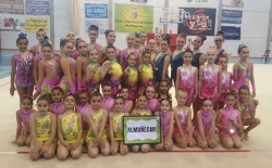 La Escuela de Gimnasia Rítmica de Almuñécar sumó nuevos triunfos en Cártama