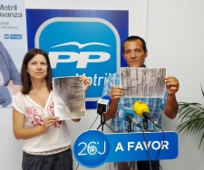 El PP advierte del peligro de derrumbe de la Rambla de Villanueva a su paso por Torrenueva