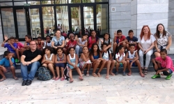 Salobreña recibe a los niños saharauis acogidos por familias de la Costa