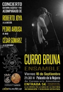 Curro Bruna Ensamble cierra la temporada conciertos en los Jardines de La Najarra.