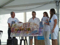 El malagueño Francisco Lunas Galván, primer premio Concurso de Pintura Rápida "Ciudad de Almuñécar".