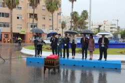 Almuñécar rindió homenaje a la Bandera Nacional con motivo de la Fiesta Nacional