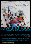 El pintor Rowland Fade inaugura hoy una exposición de en la Casa de la Cultura de Almuñécar.