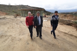 El Presidente de la Diputación visita el municipio de Lecrín