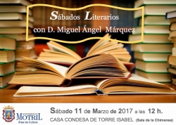 El poeta y traductor Miguel Ángel Márquez asiste a los ‘Sábados Literarios’ de la Casa de la Condesa de Torre de Isabel