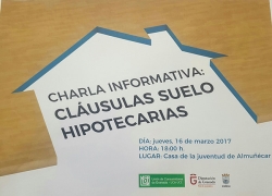 Almuñécar acogerá una charla informativa sobre Cláusulas suelo hipotecarias
