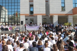 Más de un millar de personas participan en la I marcha por la Igualdad en Salobreña