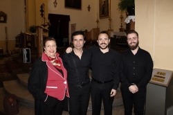 Juan Santamaría cantó en fado poemas de Santa Teresa de Jesús en la Iglesia de la Encarnación de Almuñécar