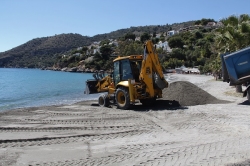 Nueva regeneración para la zona de Peña Parda en la playa de La Herradura