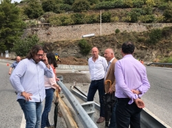 El Presidente de Mancomunidad visita las obras que se están acometiendo con cargo al PFEA especial.
