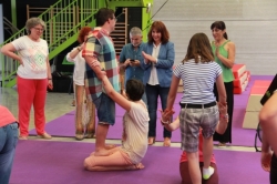 Gimnasia acrobática para personas con dispacidad intelectual