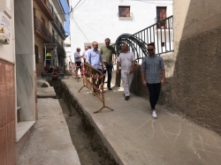 El Presidente de la Mancomunidad visita las obras de mejoras en las infraestructuras hidráulicas de los municipios de Molvízar, Ítrabo y Lentegí.