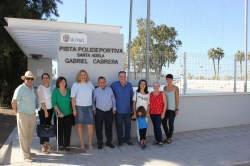 El Ayuntamiento rinde homenaje a Gabriel Cabrera ‘El Cancanica’ dando su nombre a la mítica pista polideportiva de Santa Adela