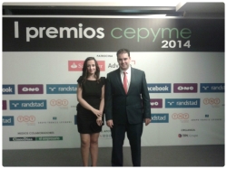 SEBASTIÁN LINDE, ADMINISTRADOR DE FINCAS, CON SU EMPRESA, SEBASTIÁN LINDE Y ASOCIADOS CB, ASOCIADA A AECOST, FINALISTA EN LOS I PREMIOS CEPYME 2014