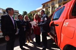 El Consorcio Provincial dota al Parque de Bomberos de Motril de tres nuevos vehículos