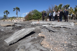 Entrena exige al Gobierno central la construcción de espigones en la Costa como solución definitiva contra los temporales