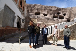 El presidente visita las obras de reparación de la Alcazaba de Zújar
