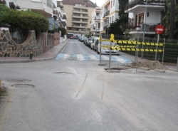 Arrancan las obras de rehabilitación integral en la calle Bikini de Almuñécar