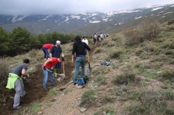 Recuperan la acequia de la Cabañuela en Jérez del Marquesado después de 15 años