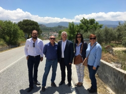 Diputación invierte más de 200.000 euros en la reparación de la carretera de acceso a Beas de Granada