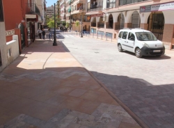 Las obras de reforma de la Avenida de Andalucía de Almuñécar, cumplen los plazos acordados con los vecinos