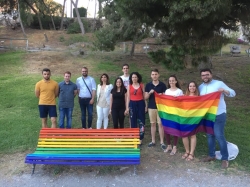 Juventudes Socialistas de Motril apoya el Día del Orgullo LGTBI