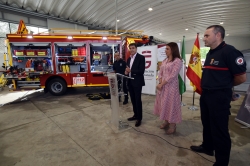 Diputación proporciona un nuevo vehículo de rescate en accidentes de Tráfico al Parque Norte de Bomberos de Granada