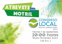 El 07 de Septiembre se celebrará el Congreso de Nuevas Generaciones