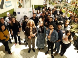 La consejera delegada de Extenda, Vanessa Bernad, da la bienvenida a los invitados internacionales y muestra su apoyo a las firmas andaluzas participa