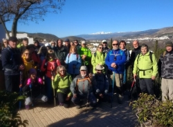 Unos 40 senderistas sexitanos disfrutaron de una ruta de bellos paisajes y rica historia de la Alpujarra almeriense