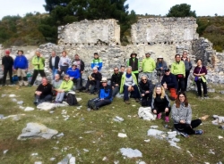 Senderistas sexitanos recorrieron una nueva ruta del Parque Natural de las Sierras de Alhama, Almijara y Tejeda