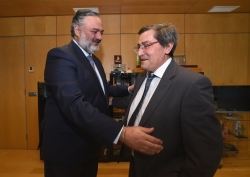 Visita Institucional a Diputación del delegado del Gobierno de la Junta de Andalucía en Granada