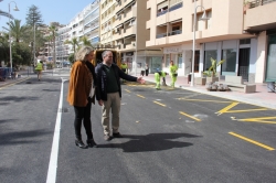 El paseo del Altillo abre hoy al tráfico con un diseño abierto y renovado