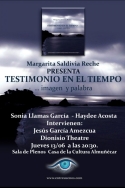 Margarita Saldivia presenta hoy su libro “Testimonio en el tiempo….imagen y palabra”