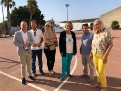 El Ayuntamiento presenta el proyecto del nuevo pabellón cubierto en  el polideportivo municipal de Motril