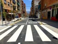 La calle Ancha quedará abierta  por completo al tránsito de peatones  y vehículos esta misma tarde